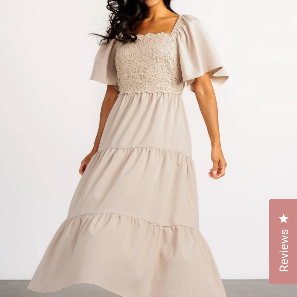 Baltic Born Beige Midi Dress